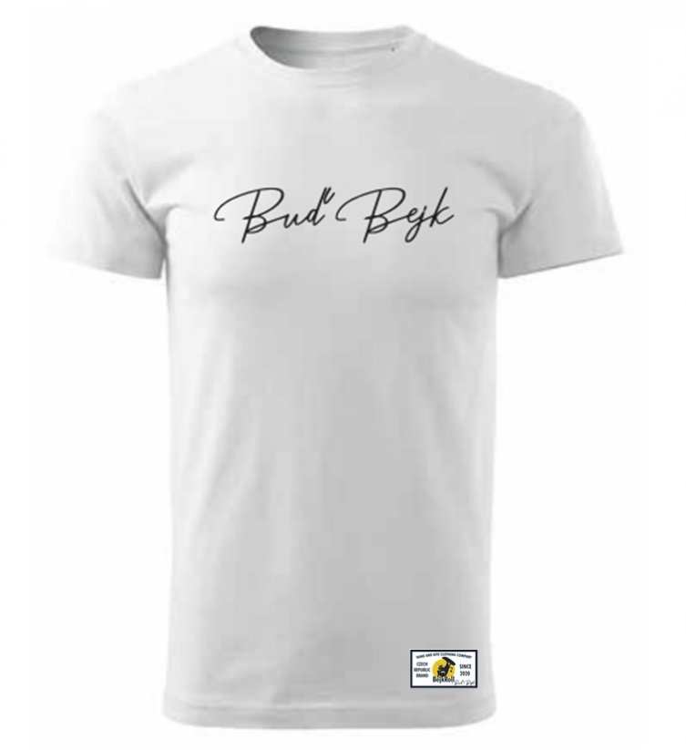 T-Shirt BejkRoll - Buď Bejk (Be Bull) - white - Size: 152 - youth