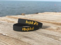 Silicone bracelet Bejkroll - black