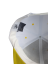 SNAP BLANCO/AMARILLO - Logotipo recto (Yupoong SnapBack)