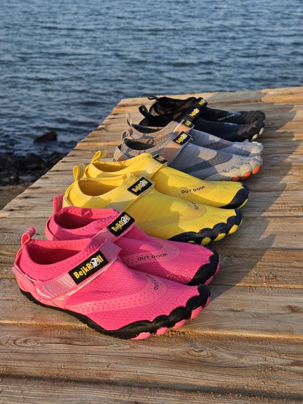 Buty do wody - barefoot - szybkoschnące - szare