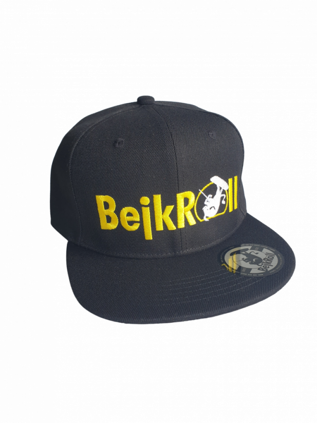 SnapBlack kšiltovka BejkRoll - Rovné logo - předek
