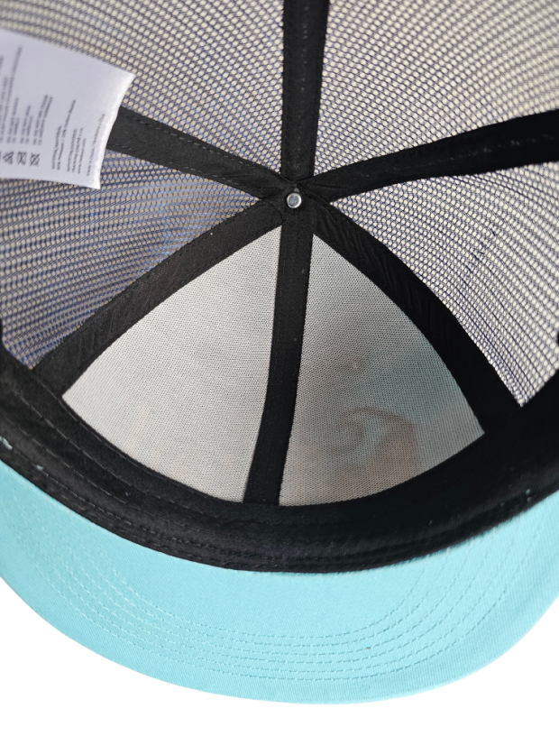 Snap Trucker Turquesa/Azul - Logo de onda