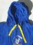 Surf Poncho BejkRoll royal blue V folding hoodie