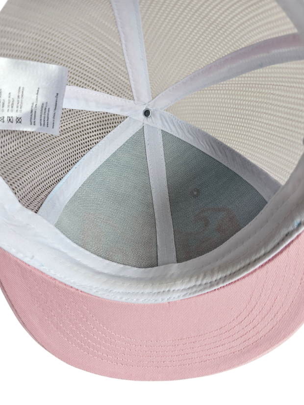 Snap Trucker Rosa/Turquesa - Logo de onda