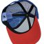 Gorra Snap Trucker blanca/azul/roja - logotipo BEJCZECH