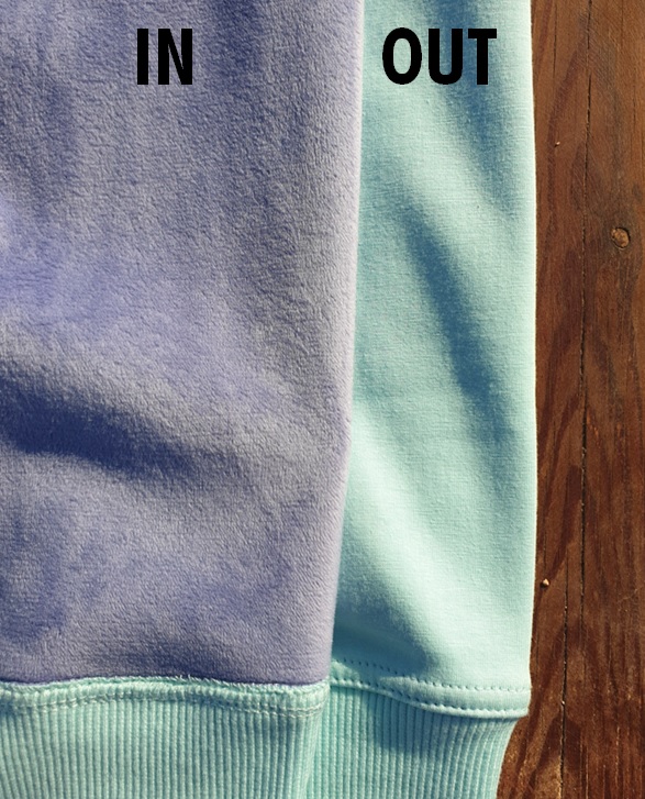 BEJK VELVET – Samt-Sweatshirt mit Kapuze mit Reißverschluss – Türkis - Velikost: XL