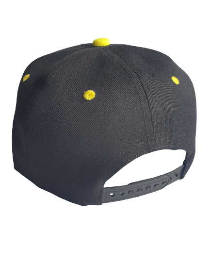 SnapYellow cap BejkRoll - Flat logo - rear buckle