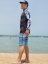 Shorts - blau/schwarz - Größe: 36