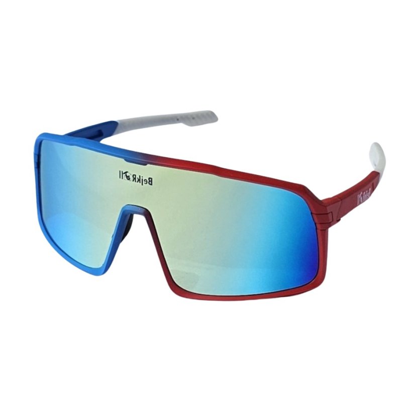 CHAMPION REVO + EVA BOX - azul/blanco/rojo - espejo dorado-azul
