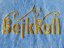 Surf Pončo BejkRoll WAVE MASTER - nebeská modrá - logo