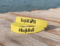Silicone bracelet Bejkroll - yellow