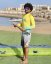 Lycra - SUNRISE - amarillo/azul - logotipo OLA - unisex