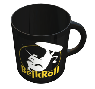 Mug BejkRoll black 200ml