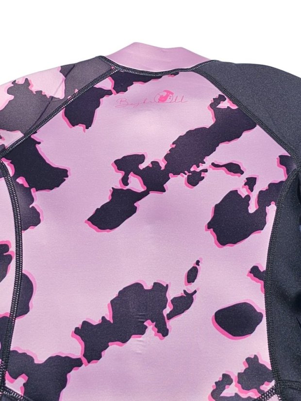 Dámský neopren BejkRoll Bull Skin růžový - detail - zadní logo