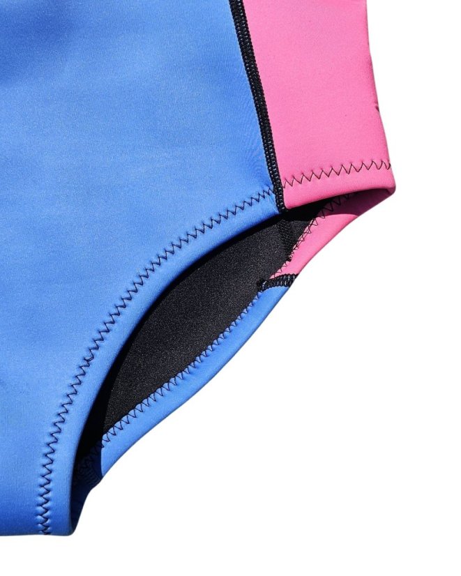 Damen-Neopren BejkRoll HOT OCEAN 2mm - Farbe: blau/rosa, Größe: L