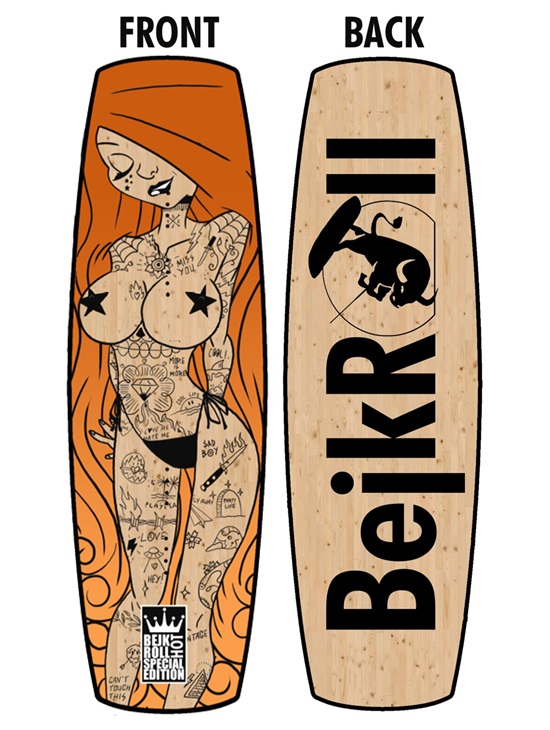 BejkRoll Deska wakeboardowa HOT Edition - Barva: Zielona