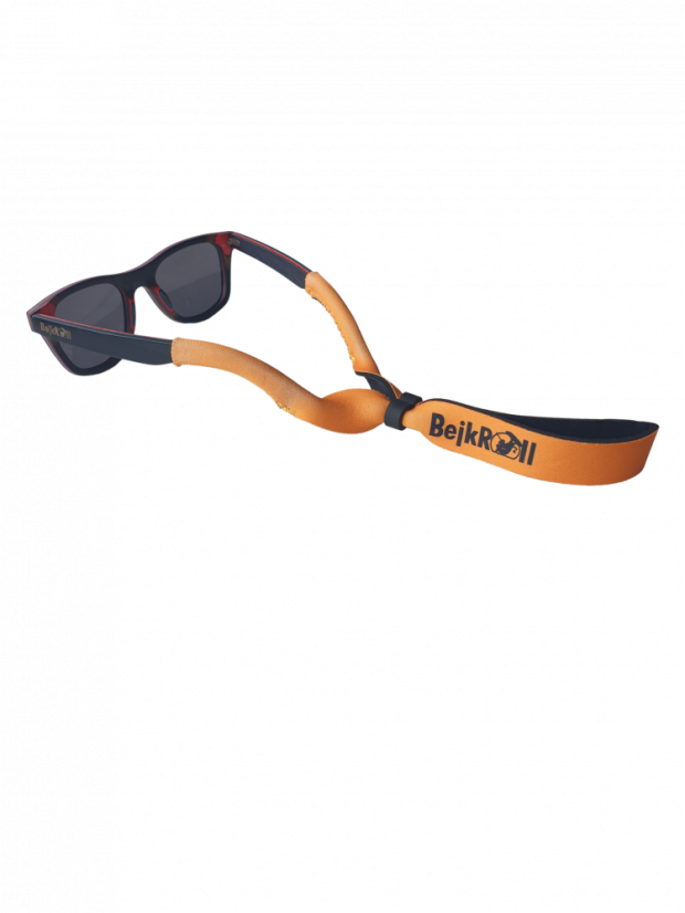 Neoprene strap - lanyard for glasses with tightening - Color: Orange