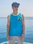 Camiseta deportiva BejkRoll turquesa/amarillo