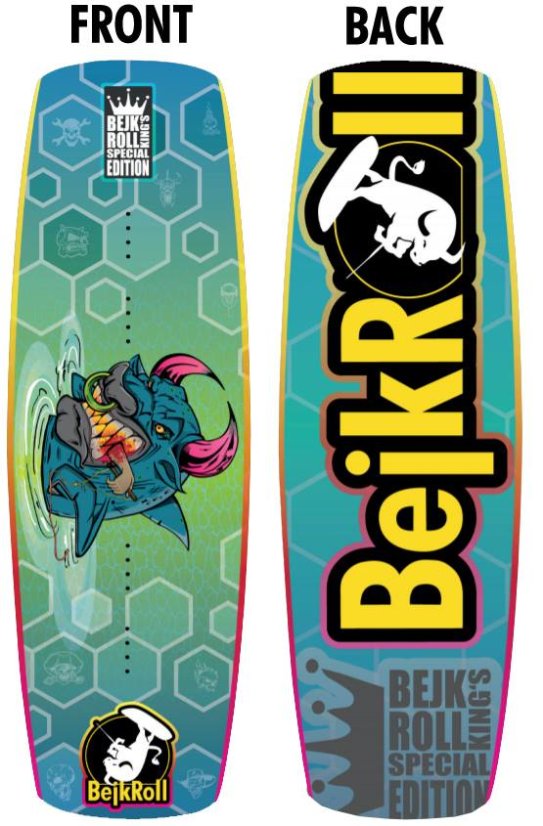 BejkRoll KING'S Special Edition Wakeboard