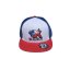 Gorra Snap Trucker blanca/azul/roja - logotipo BEJCZECH