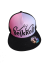 Snap Trucker Negro/Rosa - Logo de onda