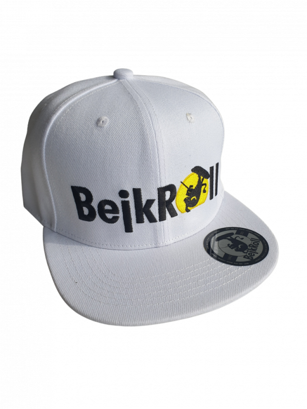 SNAP BLANCO - Logotipo recto (Yupoong SnapBack)