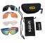 CHAMPION REVO + EVA BOX - azul/blanco/rojo - espejo dorado-azul