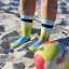 Calcetines de neopreno 3 mm SCR - calcetines de agua de diseño - amarillo/azul