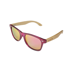 Sluneční brýle BejkRoll YOUNG GUNS - fialové - růžové zrcadlo