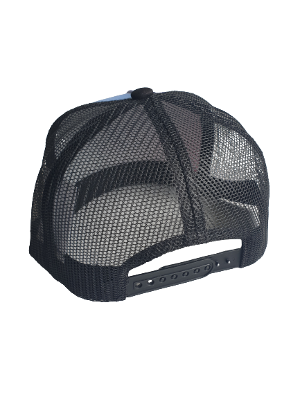 Snap Trucker Negro/Rosa - Logo redondo