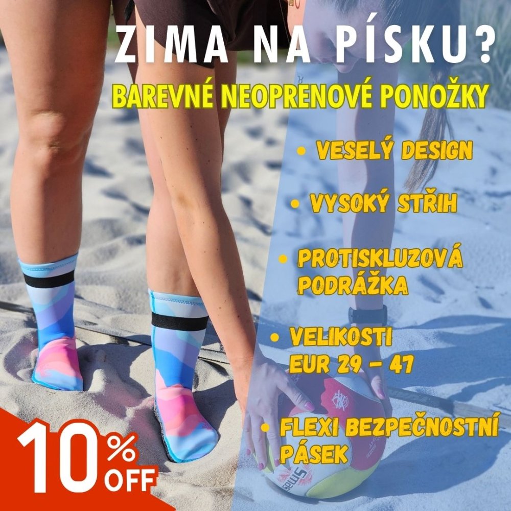 BAREVNÉ NEOPRENOVÉ PONOŽKY