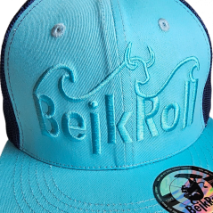 Snap Trucker Turkusowy/Niebieski – logo Fala