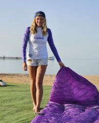 Lycra – Raglan Stil – Lila – Welle Logo – Unisex