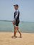 Lycra - BEJK SKIN - negro/azul - logotipo LANA - unisex