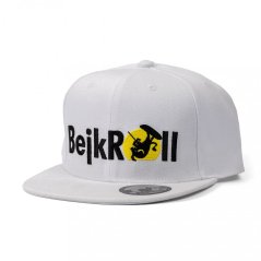 SNAP WHITE – Proste logo (Yupoong SnapBack)