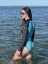 Neopren damski BejkRoll BLUE WAVES 2mm - Kolor: niebieski/czarny, Rozmiar: XL