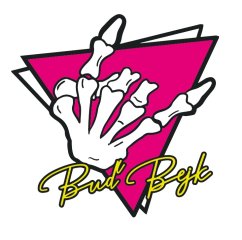 Koszulka BejkRoll - Bejk Triangl - biała