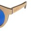 Sunglasses BejkRoll BELLA - Blue mirror - logo detail