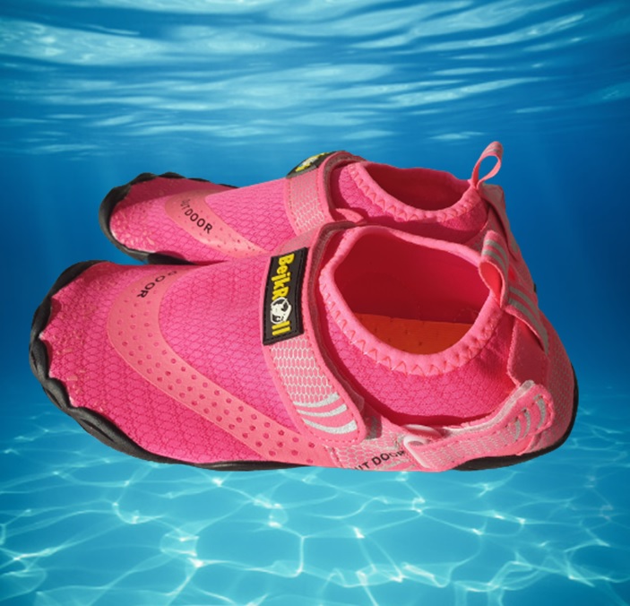 Boty do vody BejkRoll - rychleschnoucí - vršek - růžové