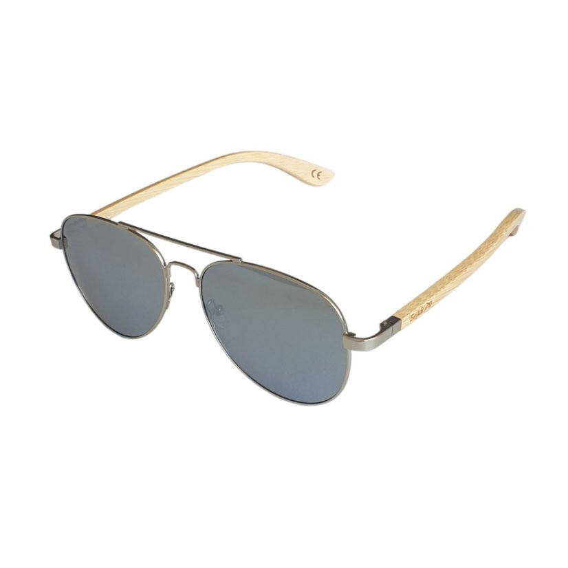 Sunglasses BejkRoll PILOT - silver mirror