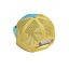 Gorra Snap Trucker azul claro/amarillo - logotipo LANA