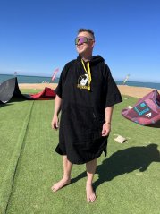 Ponczo surfingowe MASTER - czarne