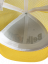 Snap Trucker Yellow-White kšiltovka BejkRoll - Rovné logo - vnitřek