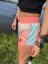 Shorts – Damen orange/hellblau – Paar-Design