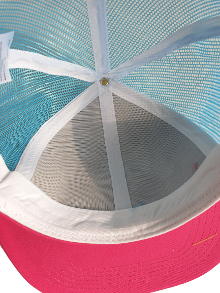 Snap Trucker Negro/Rosa - Logo triangular