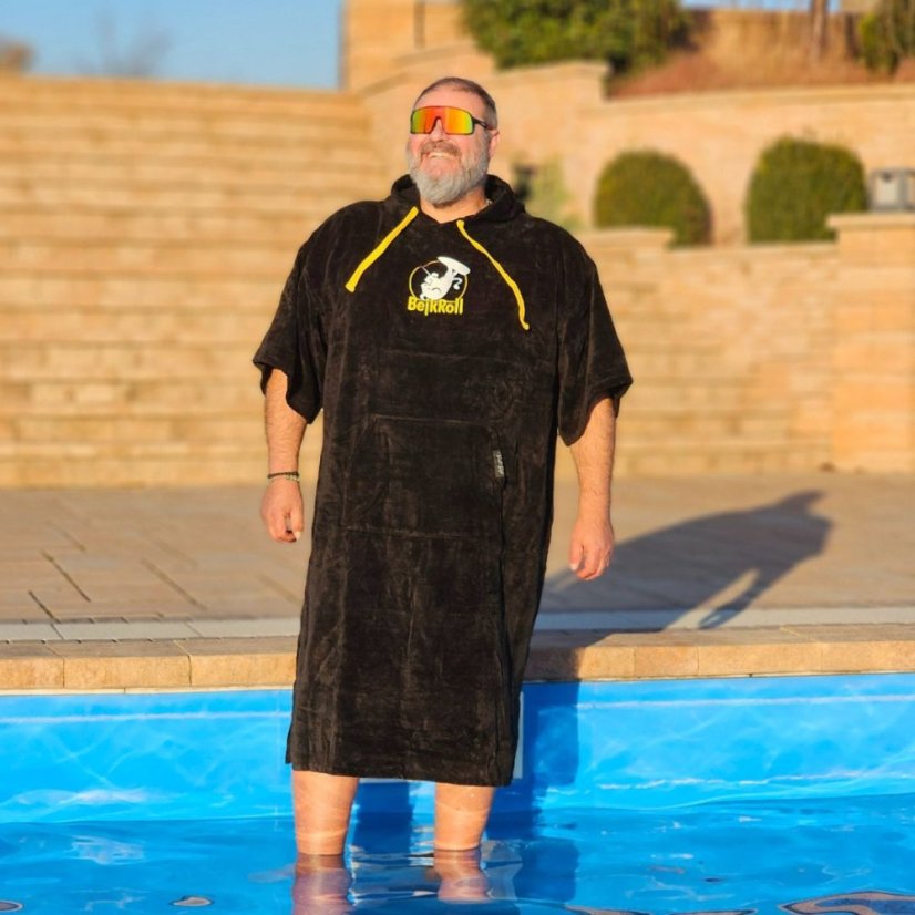 Ponczo surfingowe MASTER - czarne