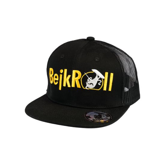 Snap Trucker Negro - Logotipo recto