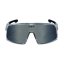 Sunglasses BejkRoll Champion REVO + EVA Box - transparent grey - silver mirror - front