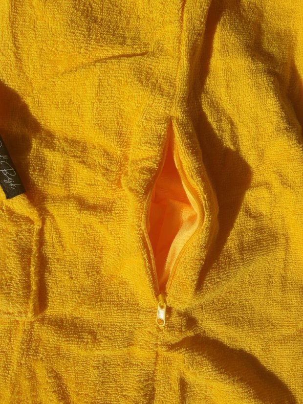 Ponczo surfingowe MASTER - żółte - odpakowane