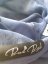 BEJK VELVET – Samt-Sweatshirt mit Kapuze mit Reißverschluss – Raglan - Farbe: blau/weiß, Größe: S